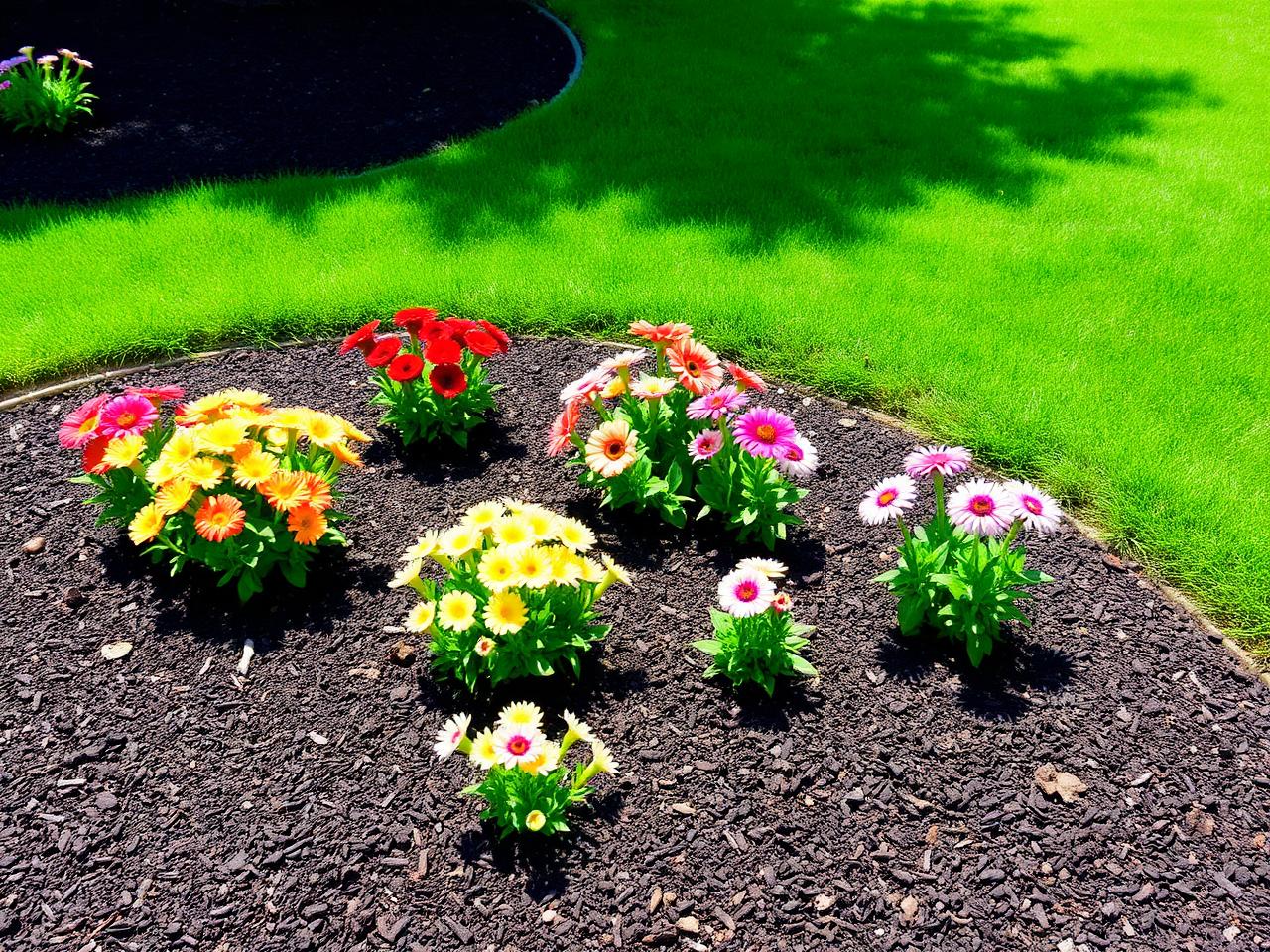 Fresh Mulch Install